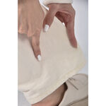 (M) 高腰直筒白色長褲二手衣, , large