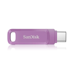 【SanDisk】Ultra GO 128G 薰衣草紫 TYPE-C USB 3.2 雙用 OTG 旋轉隨身碟 讀取速度 400MB/s, , large