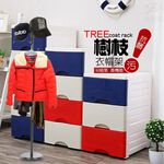 金德恩 GS MALL 台灣製造 6枝樹枝造型衣帽架 172x30cm 掛衣架 衣帽架 衣帽 造型衣架 衣架 收納衣架 曬衣架, , large