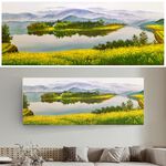 【御畫房】油彩花 國家一級畫師手繪油畫60×120cm(VF-35), , large