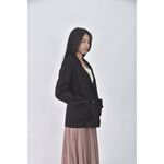 (S) beartwo質感棉質純棉黑色外套二手衣, , large