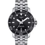 TISSOT 天梭 Seastar 1000 海洋之星300米潛水機械錶-黑x銀/43mm T1204071105100, , large