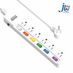 鉅玉經典｜六開六插延長線 JY-366AS-21, , large