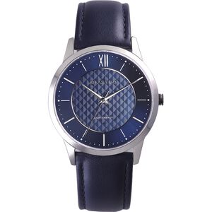 Relax Time  RT-108S  太陽能時尚手錶-黑x玫瑰金/42mm RT-108S-5M
