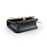 TORY BURCH Eleanor 大標誌翻蓋小款二用包/黑色, , large