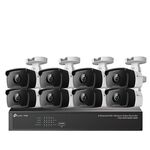 TP-LINK昌運監視器組合 VIGI NVR1008H-8MP 8路主機+VIGI C320I 2MP網路攝影機*8, , large