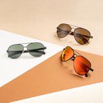 EYEGLE PILOT Sunglasses EF-G001010 Grey, , large