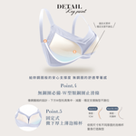 【可蘭霓Clany】台灣製慵懶自在 涼感包覆無鋼圈S-3XL內衣 淺灰 6999-61, , large