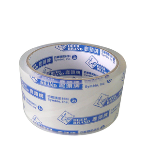 【龍品文創】四維鹿頭 2"x40y 透明膠帶-6個入 PPS7  48MM