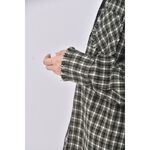 (L) bazaar smokie韓牌質感格紋綠色外套二手衣, , large