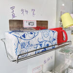 [熊好貼國際]低置物架 SGS認證台灣製造304不鏽鋼 無痕不殘膠 凹凸紋路平滑牆面皆可貼 瓶罐收納架 多用途收納, , large