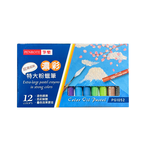 【PENROTE 筆樂】12色濃彩特大粉蠟筆, , large