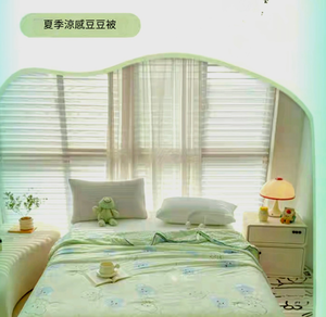 [凱美棉業] 兩入組隨機出色  涼感寶貝荳荳毯安撫蓋毯新生兒童小被子幼兒園寶寶毯空調夏季涼被（夏季限定款）