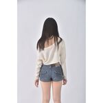 (2XL) newl over industry丹寧牛仔質感藍色短褲二手衣, , large