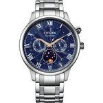 CITIZEN 星辰 光動能紳男月相手錶 AP1050-81L, , large