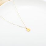 【Angel & Me】Lucky Compass s925 sterling silver 24k gold plated birthday necklace, , large