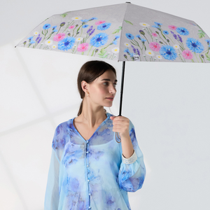 【德國boy】全遮光超輕收自動傘(花間盛宴)