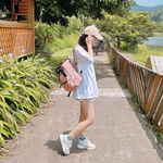 【YUNJOIN】 TWILL Lightweight casual small backpack, , large
