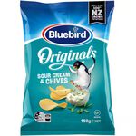 紐西蘭Bluebird波浪洋芋片-酸奶細蔥口味, , large