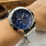 [星晴錶業]MASERATI手錶,46mm,R8853112505寶藍色錶面寶藍錶殼銀色精鋼錶帶款, , large