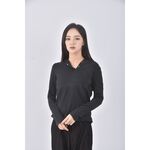 (S) hang ten質感棉質純棉連帽黑色長袖上衣二手衣, , large