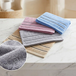 [Kaimei Cotton] 12-Pack Random Colors - MIT 16-Taels Pure Cotton Kids' Towel with Satin Header & Double Black Stripes, , large