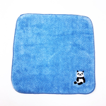 Embroidered towel animal panda, , large
