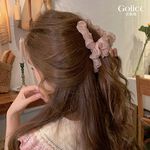【Gulicc】古莉可 髮夾 法式慵懶浪漫網紗髮夾, , large