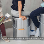 【this-this】日本渡邊金屬｜OBAKETSU 手工製凳子儲物桶 M, , large