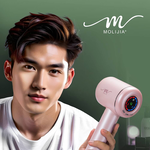 【MOLIJIA】M195 Negative Ion Constant Temperature High-Speed ​​Hair Dryer - Floral Pink, , large