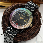 [星晴錶業]COACH手錶,38mm,CH00165黑色錶面黑錶殼深黑色陶瓷錶帶款, , large