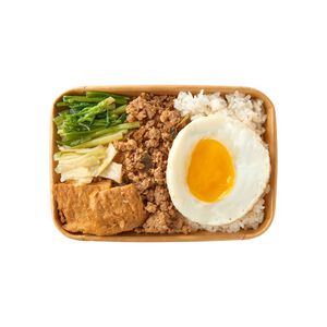 熟好味-瓜仔肉燥飯餐盒+荷包蛋