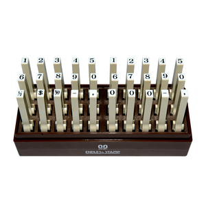 【SANBY】 數字4號 30支入 連結章 明朝體 W130 D52 H70 mm /個 EN-N4-2S