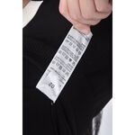 (S) giordano ladies質感跳色袖口黑色長袖上衣二手衣, , large