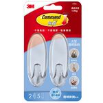 3M Command Clear Large Hook, , large