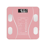 【ENNE】Battery version ultra-thin Bluetooth smart LED screen scale/pink (battery scale/weighing machine/electronic scale/weight scale) (E0119), 粉色, large