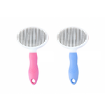 【上手家居】不鏽鋼寵物梳-粉色(寵物用品/寵物梳子/針梳/貓咪梳子/貓梳子/梳毛刷/貓梳/廢毛梳/寵物梳毛/貓毛梳/狗狗梳子), , large