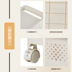 【APEX】日系二層抽屜式置物架 簡約白, , large