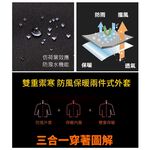 【天天免運】探拓戶外TECTOP 12145126女款中長版羽絨兩件式外套／衝鋒衣／最輕量、最亮眼的登山外套, , large