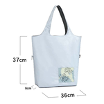 Eco-friendly Dual-Color Reversible tote bag (Mist blue), , large