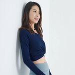 YOGA FLOW Ula Tshirt - 長袖圓領罩衫 - 潛水藍 Snorkel Blue, , large