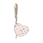 Lesportsac Heart Wristlet 愛心造型零錢包 零錢袋 鑰匙包 心型吊飾 送禮 禮物 推薦 女包(紐約城市插畫), , large