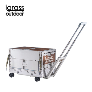 igrass outdoor 多功能露營推車-米白