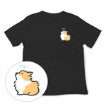 JZ TEE Corgi - Wind Blow Vibes Graphic Tee, , large