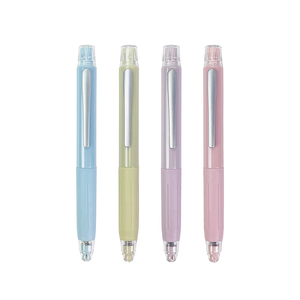 Clairity Clear Realm Series &ndash; Short Barrel Gel Pen, Blue (12-Pack) 