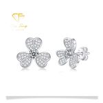 【CF鑽飾】耳環 莫桑鑽《伊甸》30分, , large