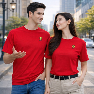 【FALALI】短袖冰感T恤-女(紅03)