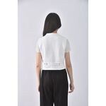 (S) agnes b質感棉質純棉白色外套二手衣, , large
