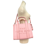 MARC JACOBS THE LEATHER TOTE 粒面皮革小款托特包/蝴蝶結粉, , large