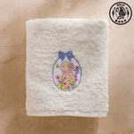 【SOLO Vintage】LCW Home 50x80cm Cute Bunny Embroidery Towel 100% Cotton Super Absorbent Made in Turkey, , large